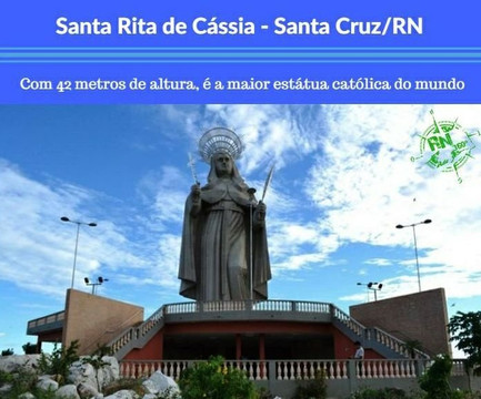 Estátua de Santa Rita de Cássia-Santa Cruz必去景点