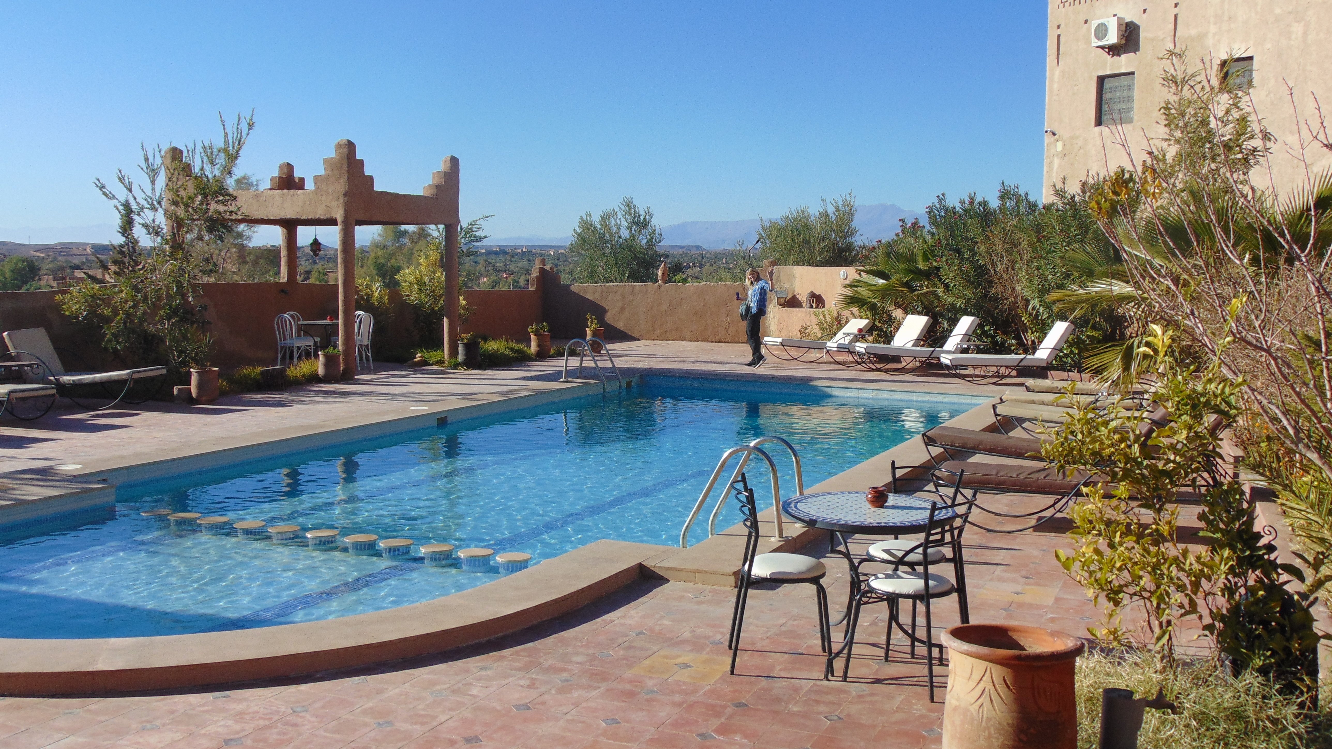 Kasbah Ait Benhadda-泳池