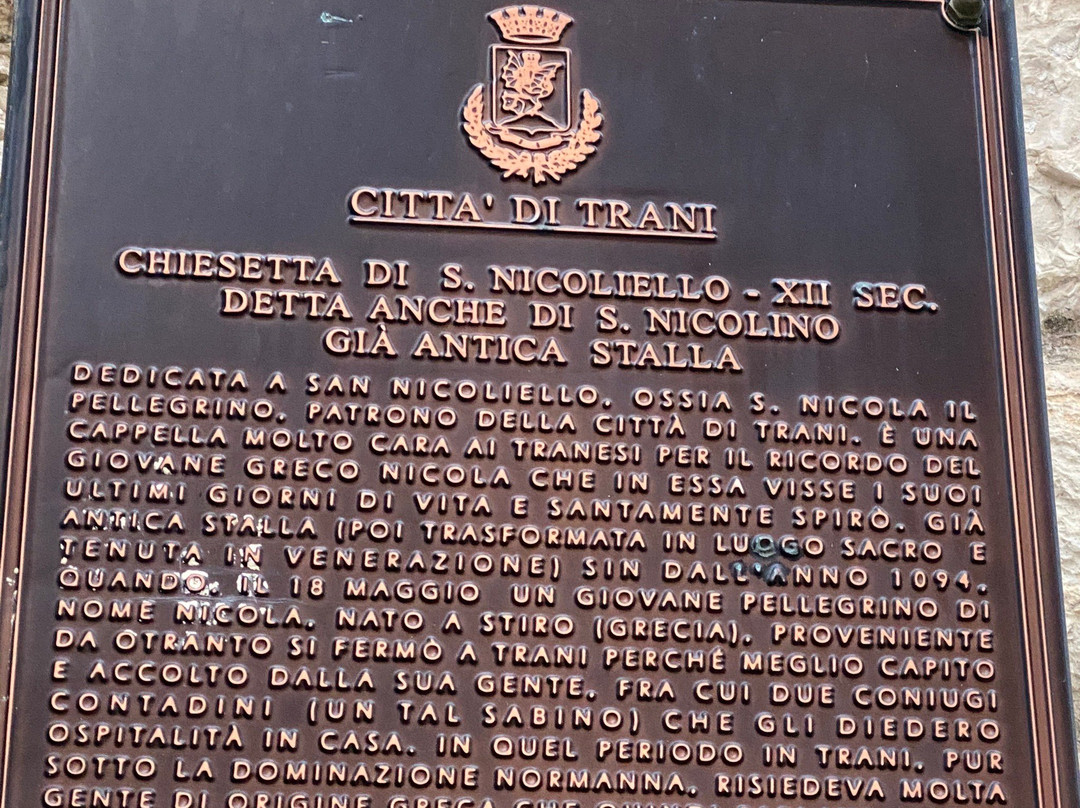 Chiesa di San Nicolino-特拉尼必去景点