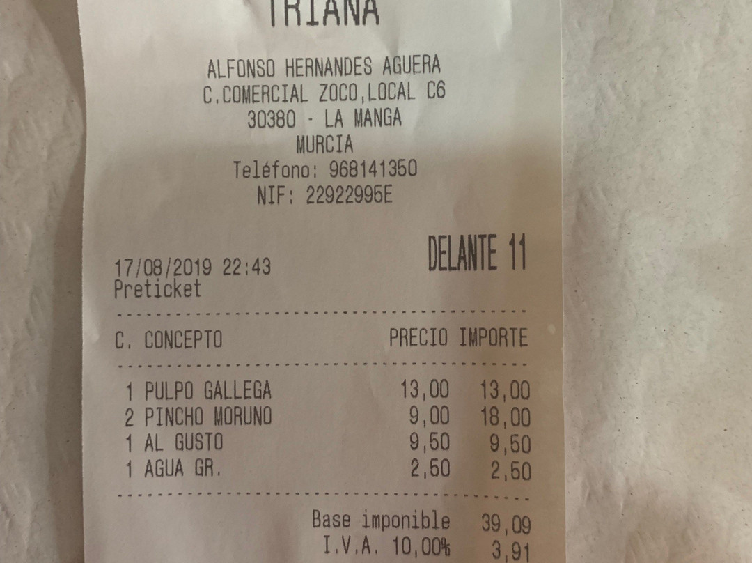 Triana Restarante - Pizzeria