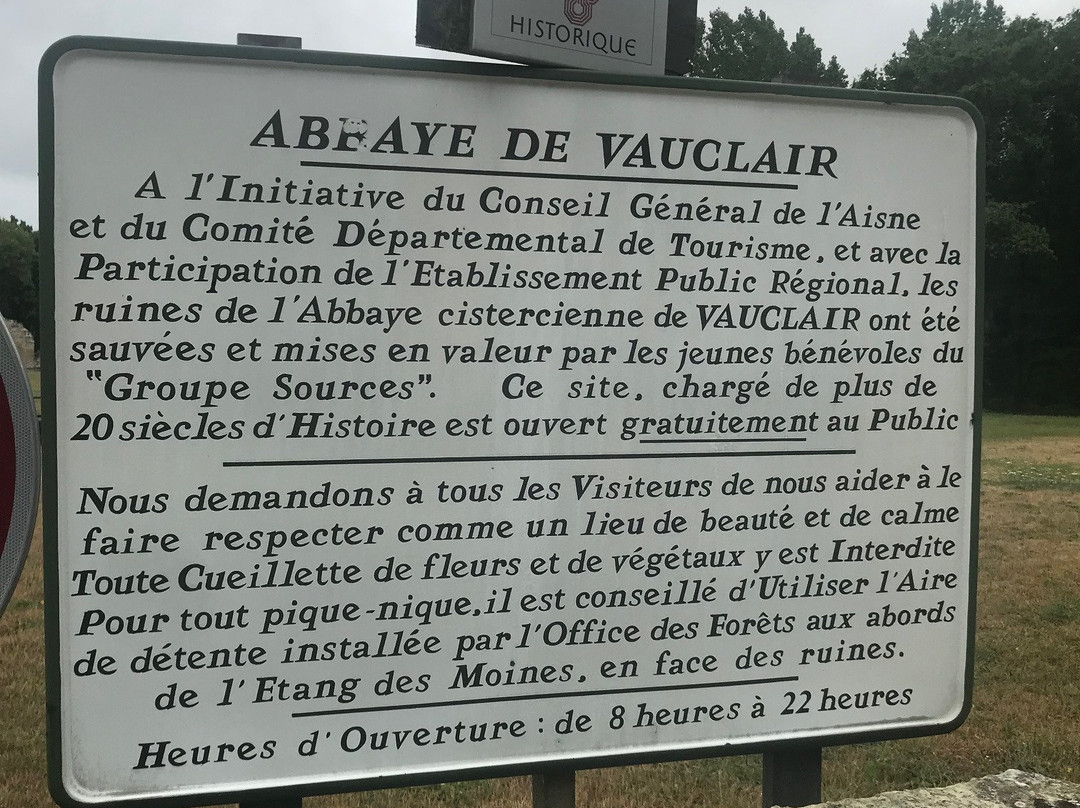 Abbaye de Vauclair景点图片