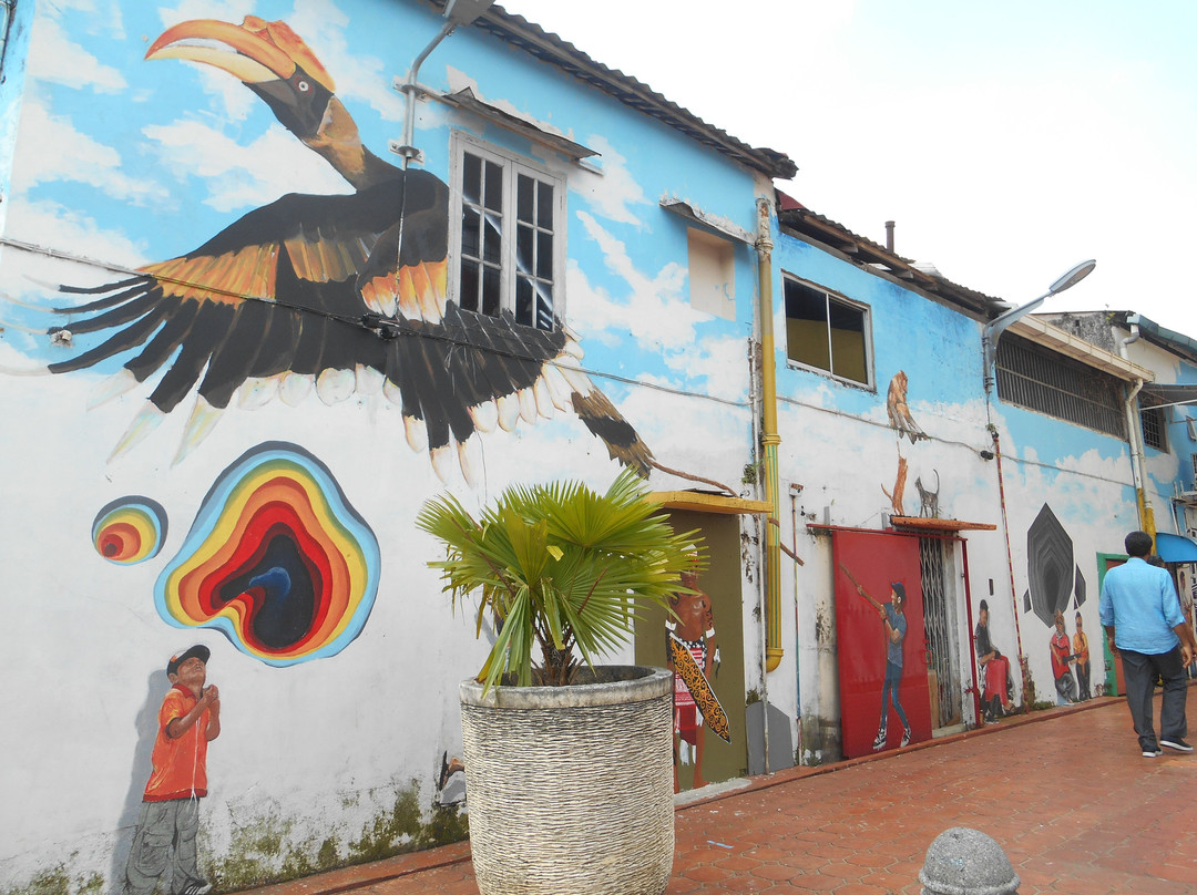 Hornbill Street Mural-古晋必去景点