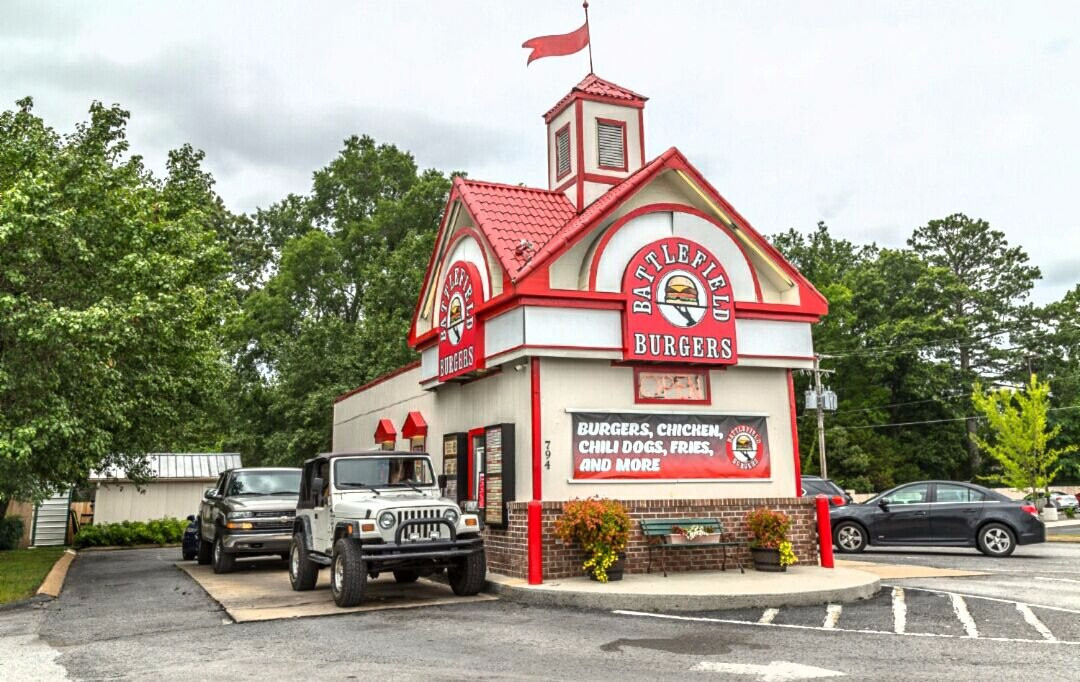 Fort Oglethorpe餐馆和美食-Battlefield Burgers