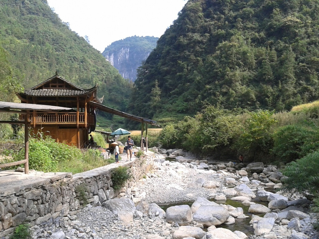 德夯流沙瀑布景点图片