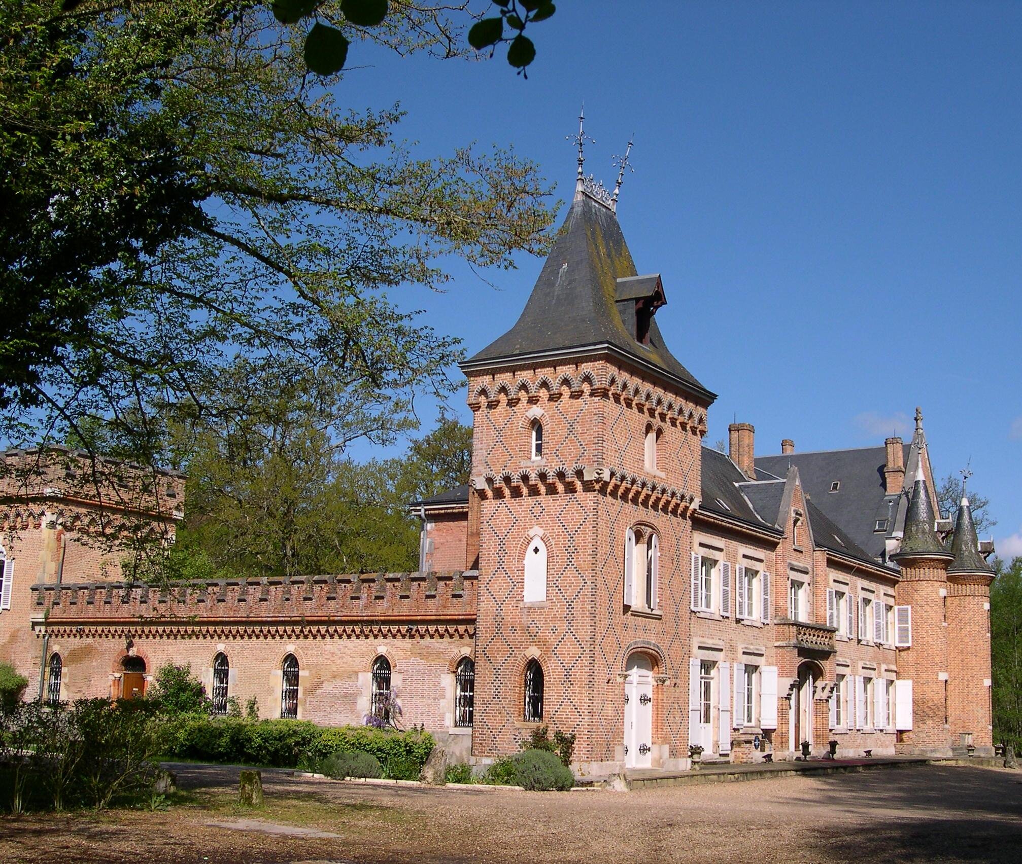 Hostellerie Du Chateau Les Muids-浴室