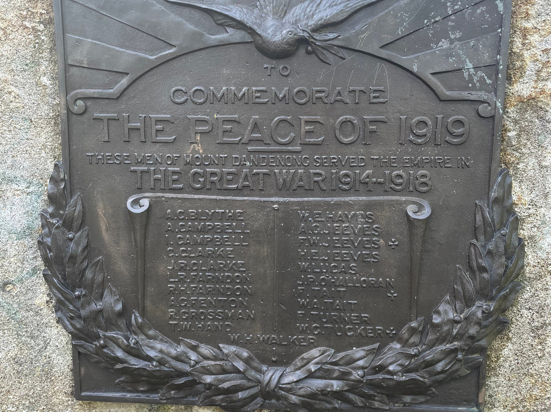 Mount Dandenong Peace Memorial-Kalorama必去景点