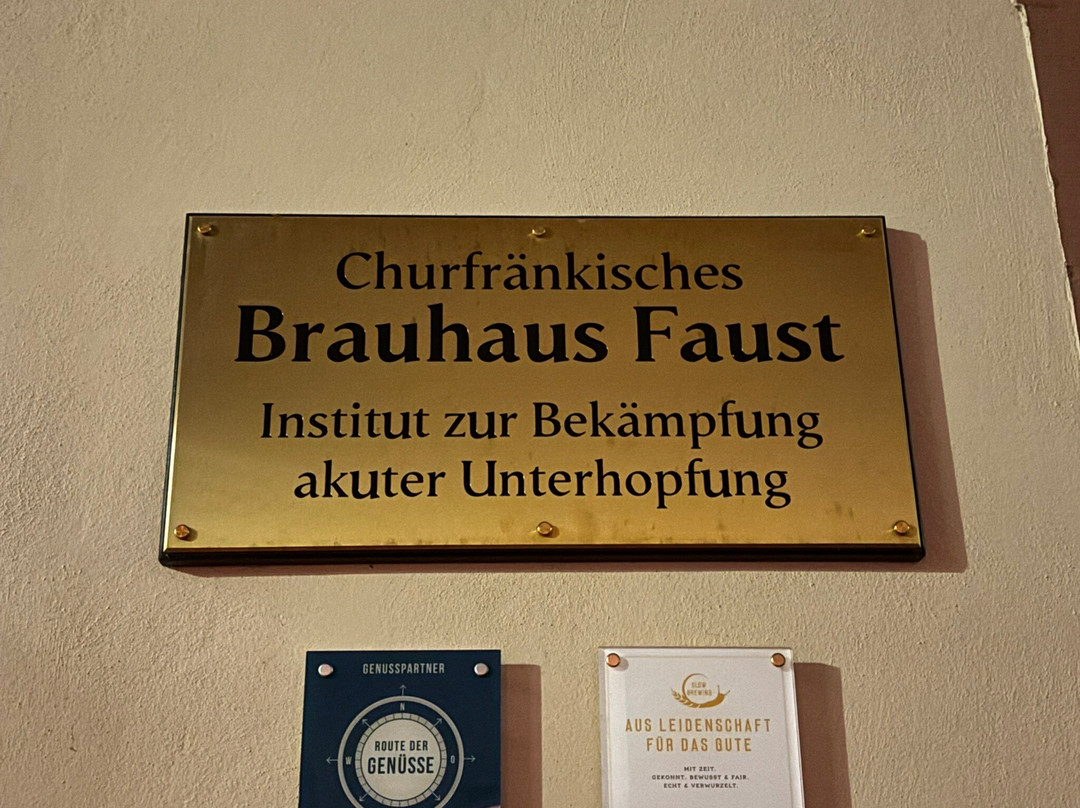 Brauhaus Faust-米尔腾贝格必去景点