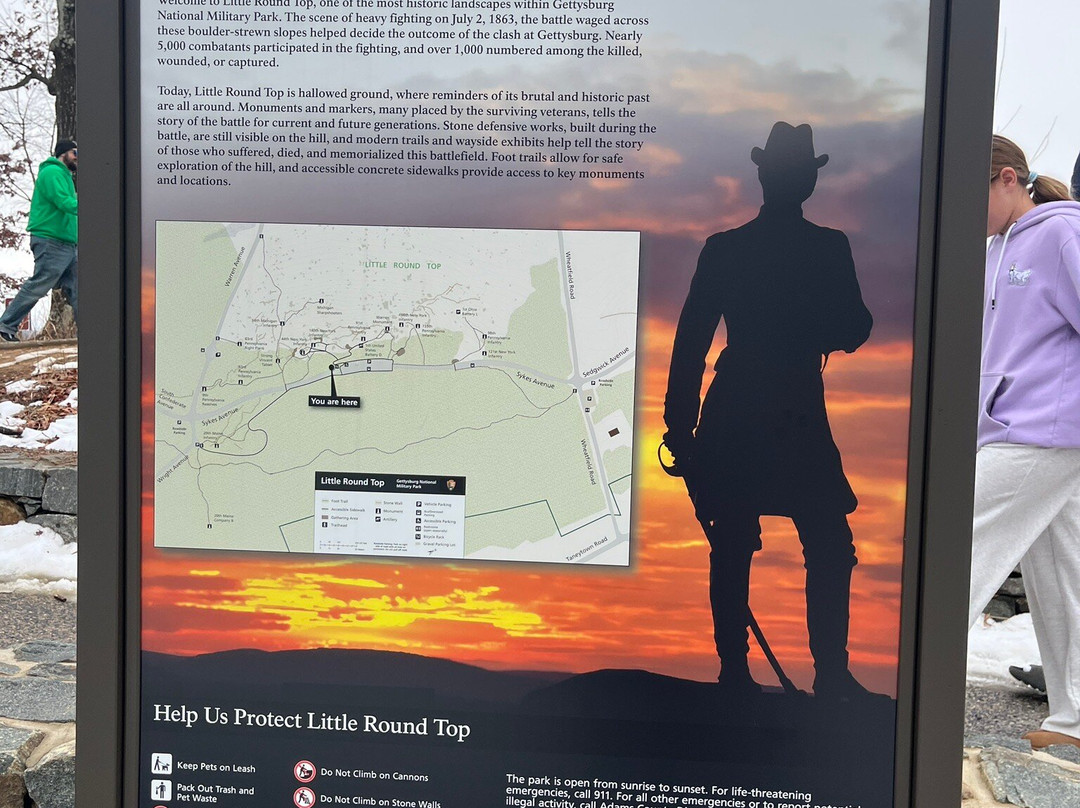 Little Round Top-葛底斯堡必去景点