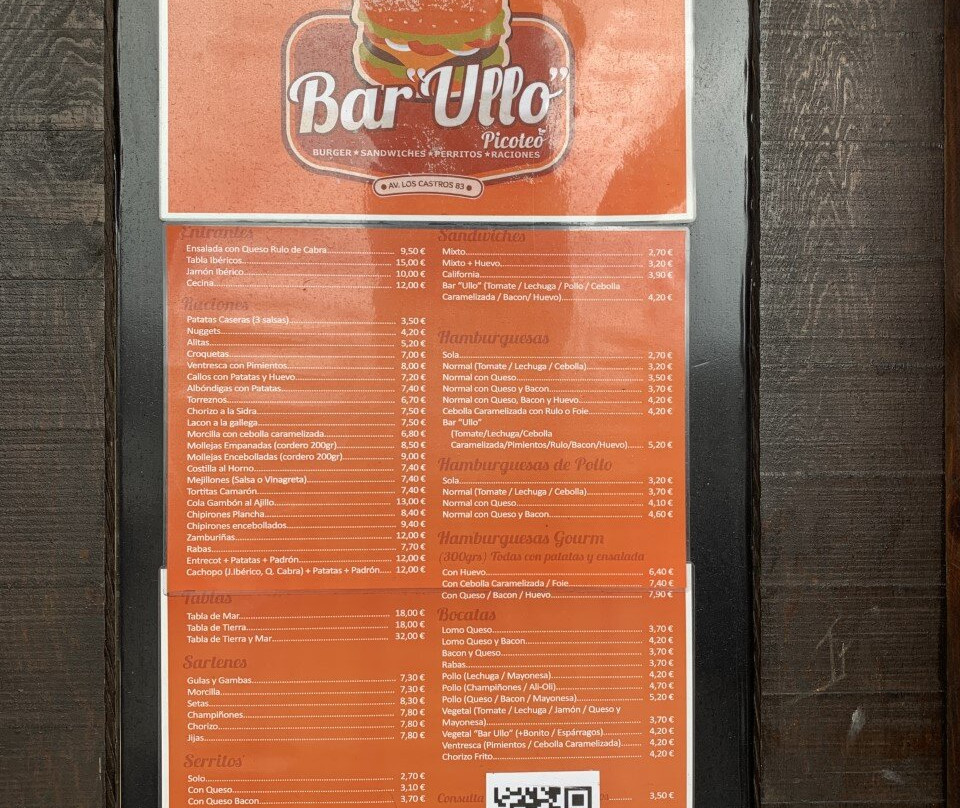 Bar "ullo" Picoteo