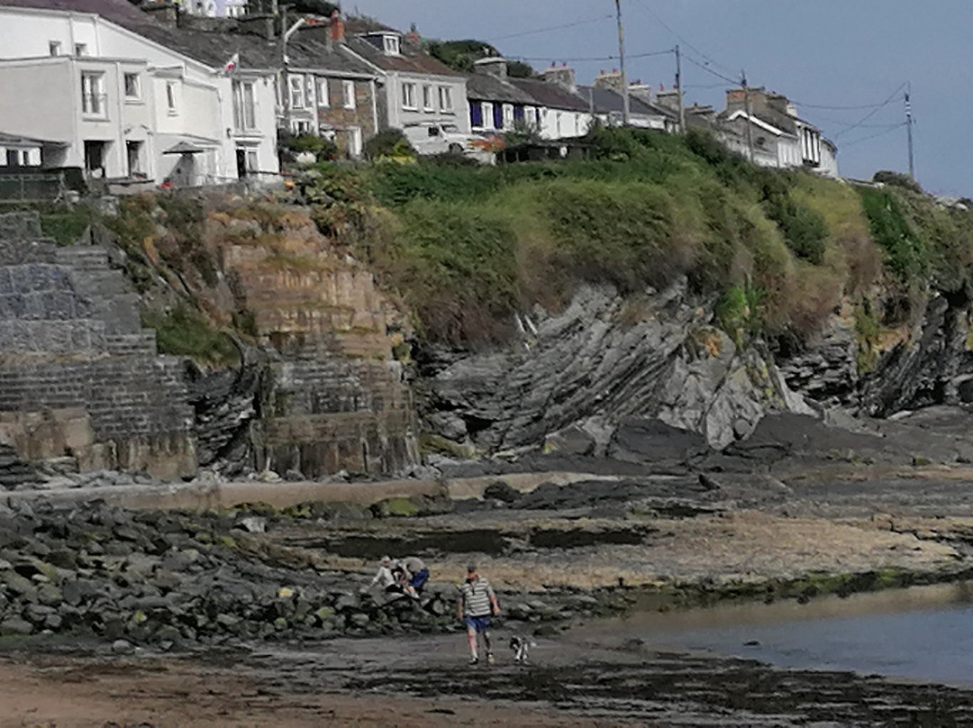 New Quay Beach. Wales-纽基必去景点