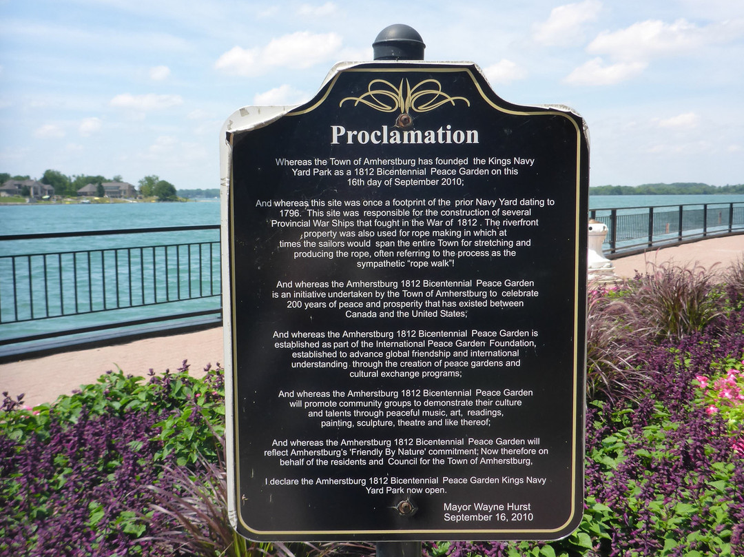 Amherstburg Navy Yard National Historic Site-阿默斯特堡必去景点