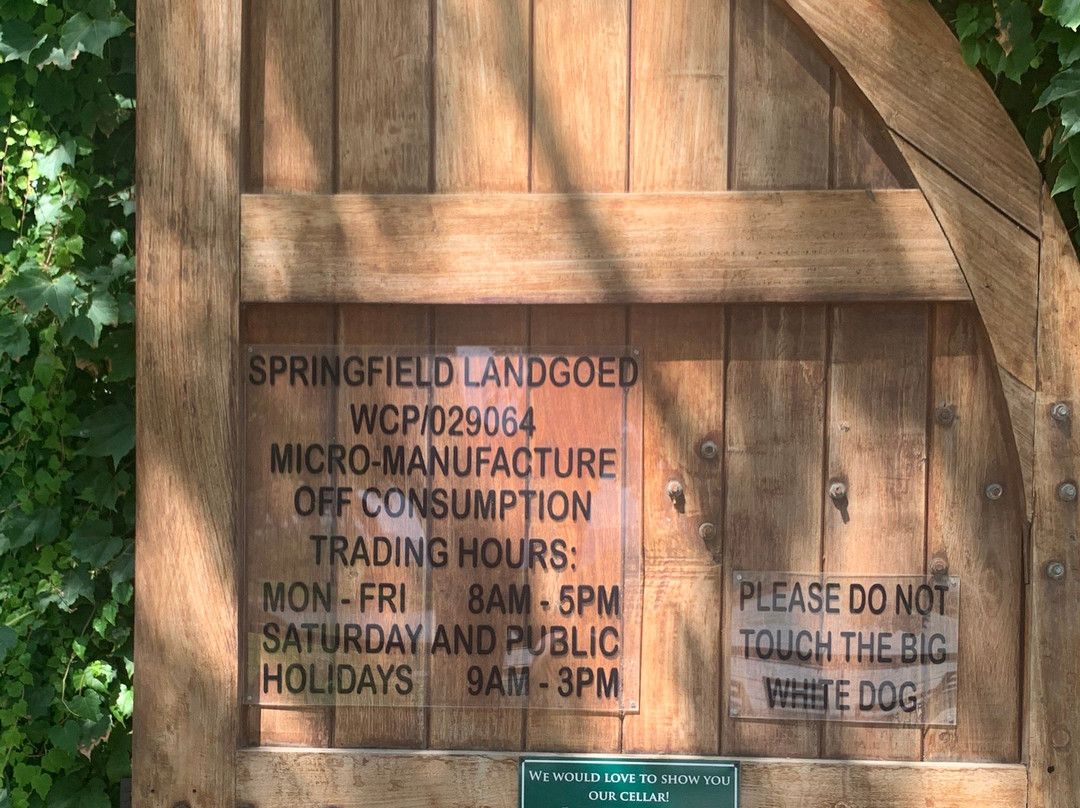 Springfield Estate Winery-Robertson必去景点