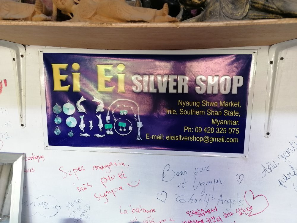 Ei Ei Silver Shop-Nyaungshwe必去景点