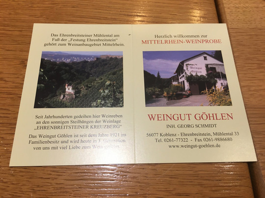 Weingut Gohlen-科布伦茨必去景点