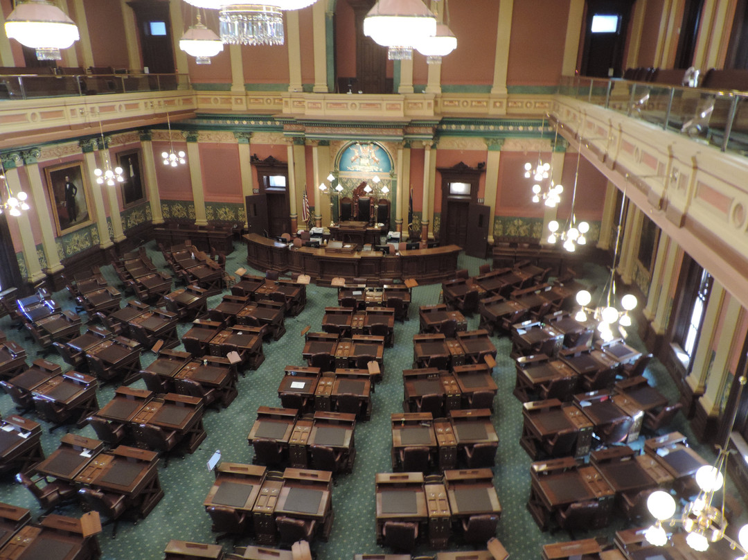 密西根州议会大厦-兰辛必去景点