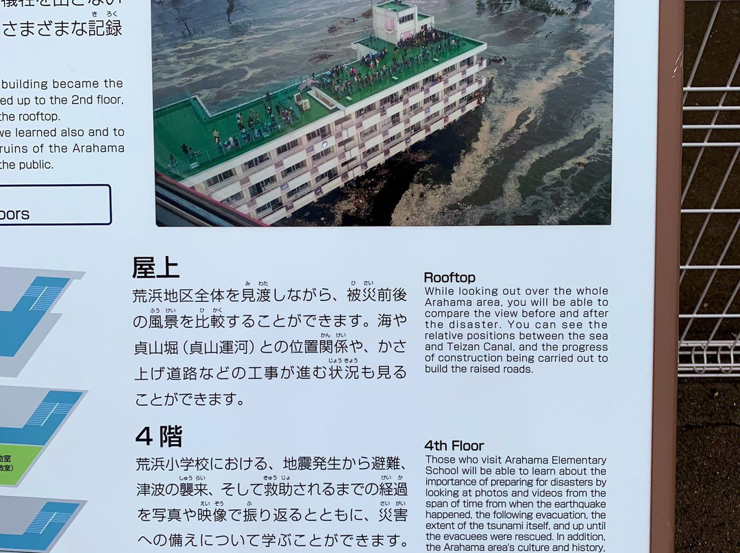Ruins of the Great East Japan Earthquake Sedai Arahama Elementary School景点图片