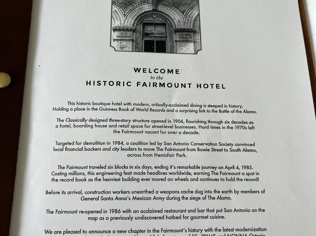 Fairmount Hotel主图