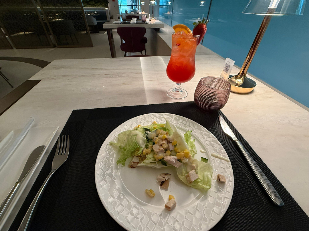 Qatar Airways Premium Lounge - Changi Airport-新加坡必去景点