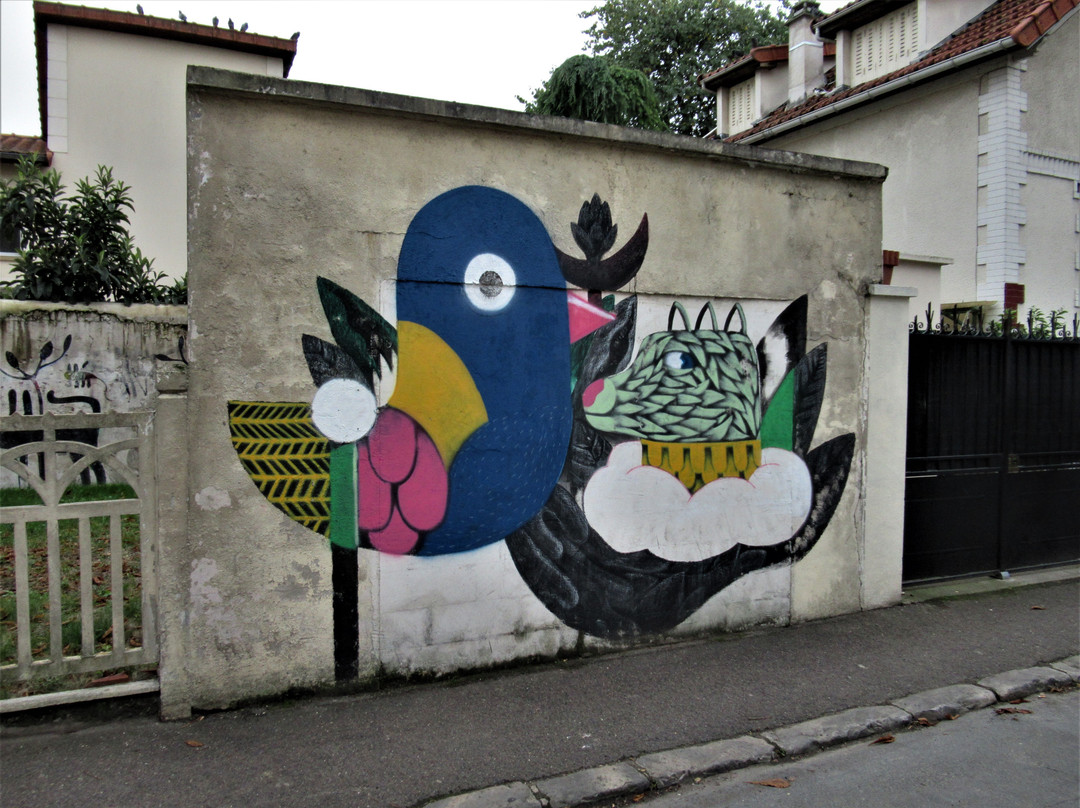 Fresque "Chien et oiseau"景点图片