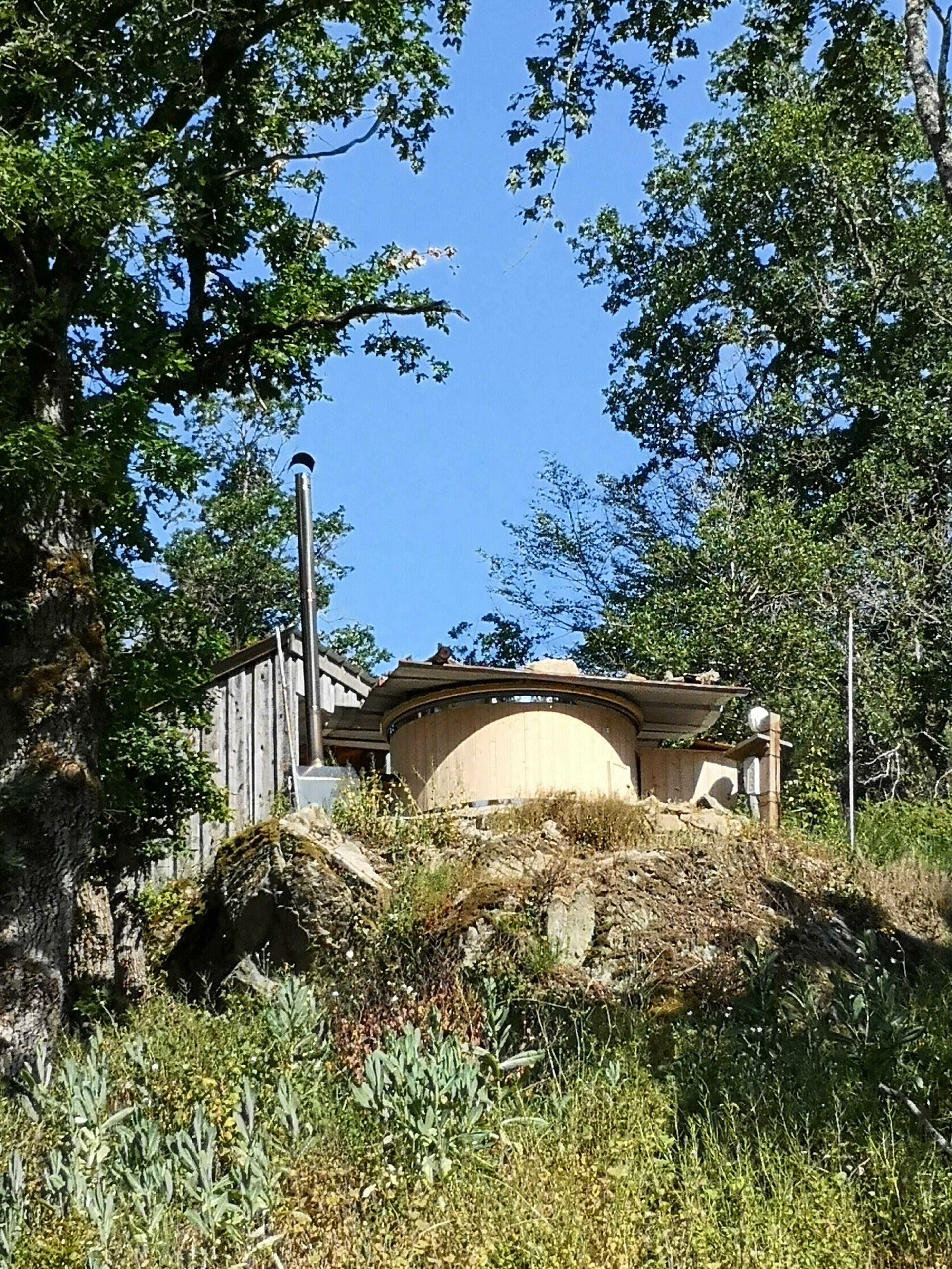 Le Moulin Berthon-泳池