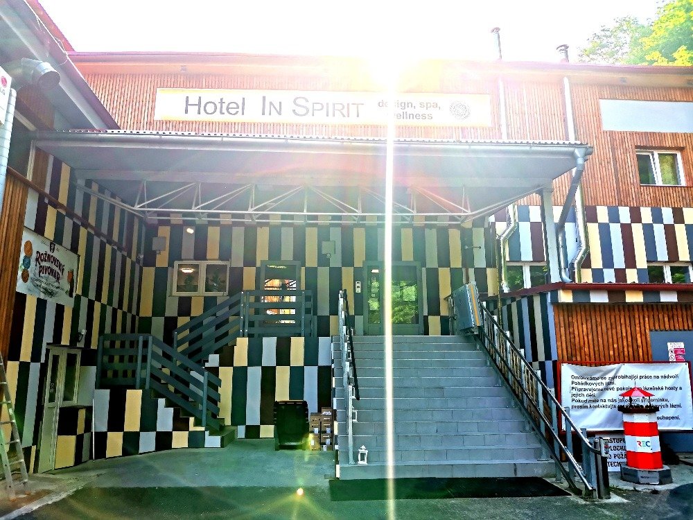 In Spirit Hotel v Roznovskem Pivovaru-浴室