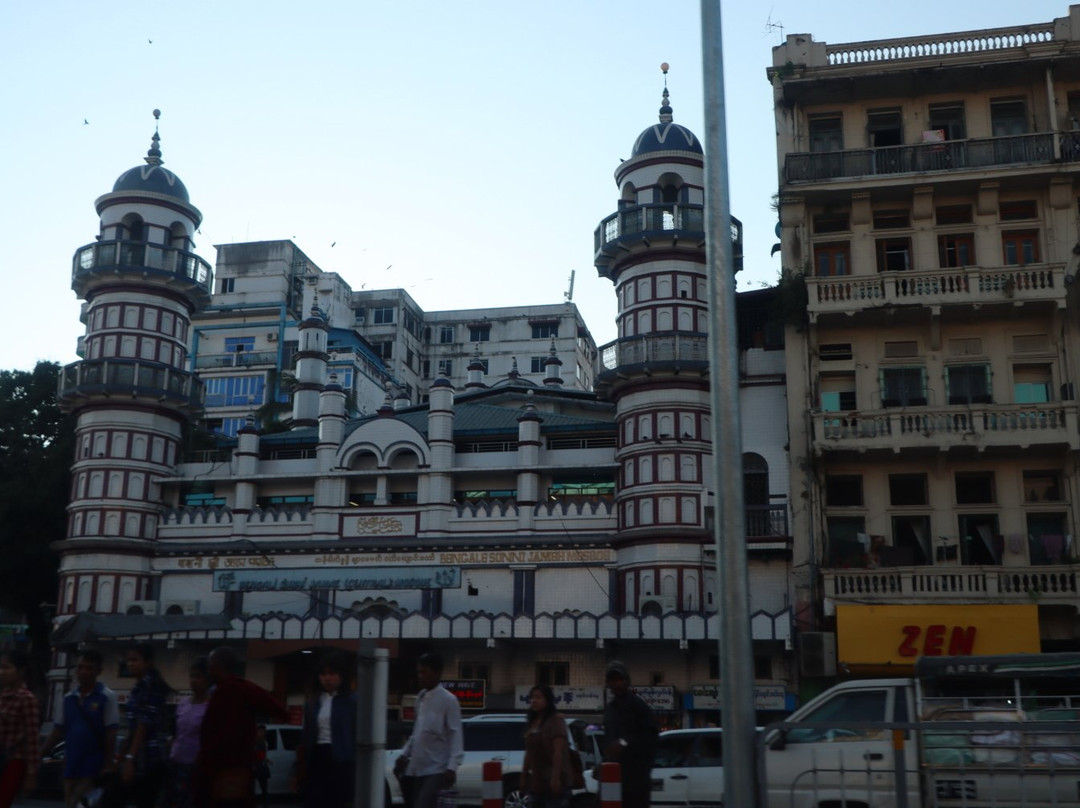Bengali Sunni Jameh Mosque-仰光必去景点