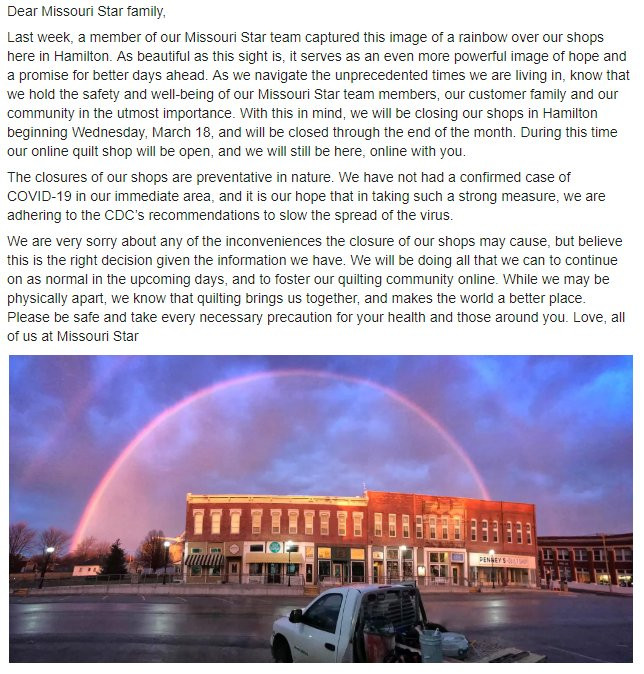 Missouri Star Quilt Company-Hamilton必去景点