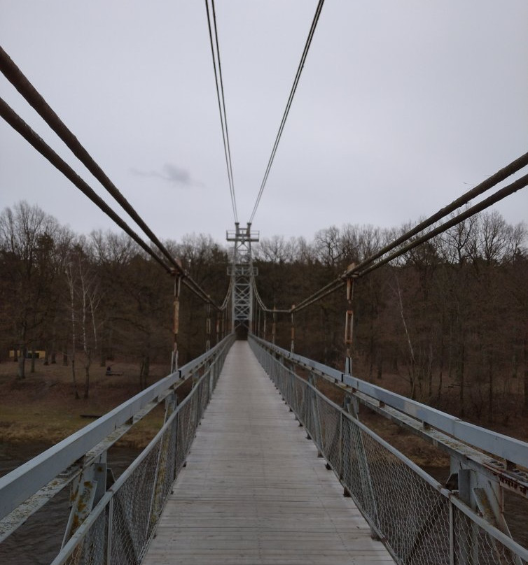 Suspension Bridge Over River Neman景点图片