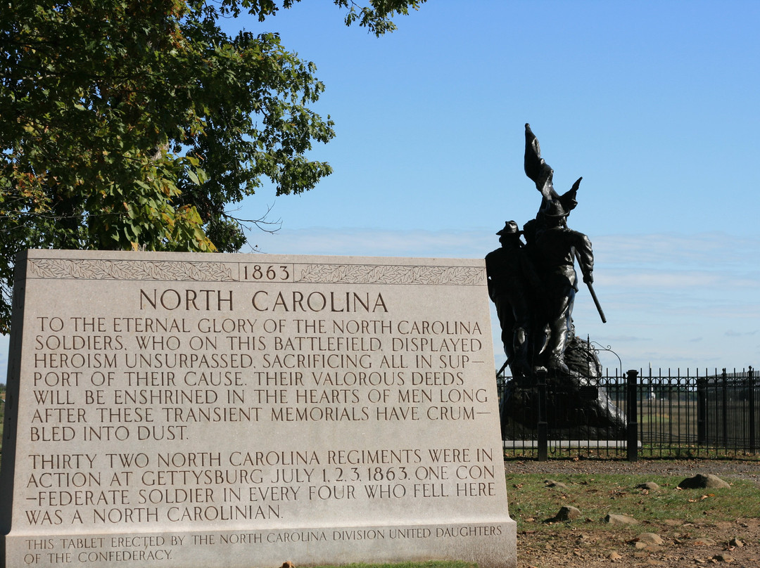 North Carolina Monument-葛底斯堡必去景点