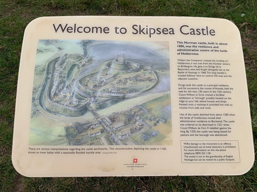 Skipsea Castle景点图片