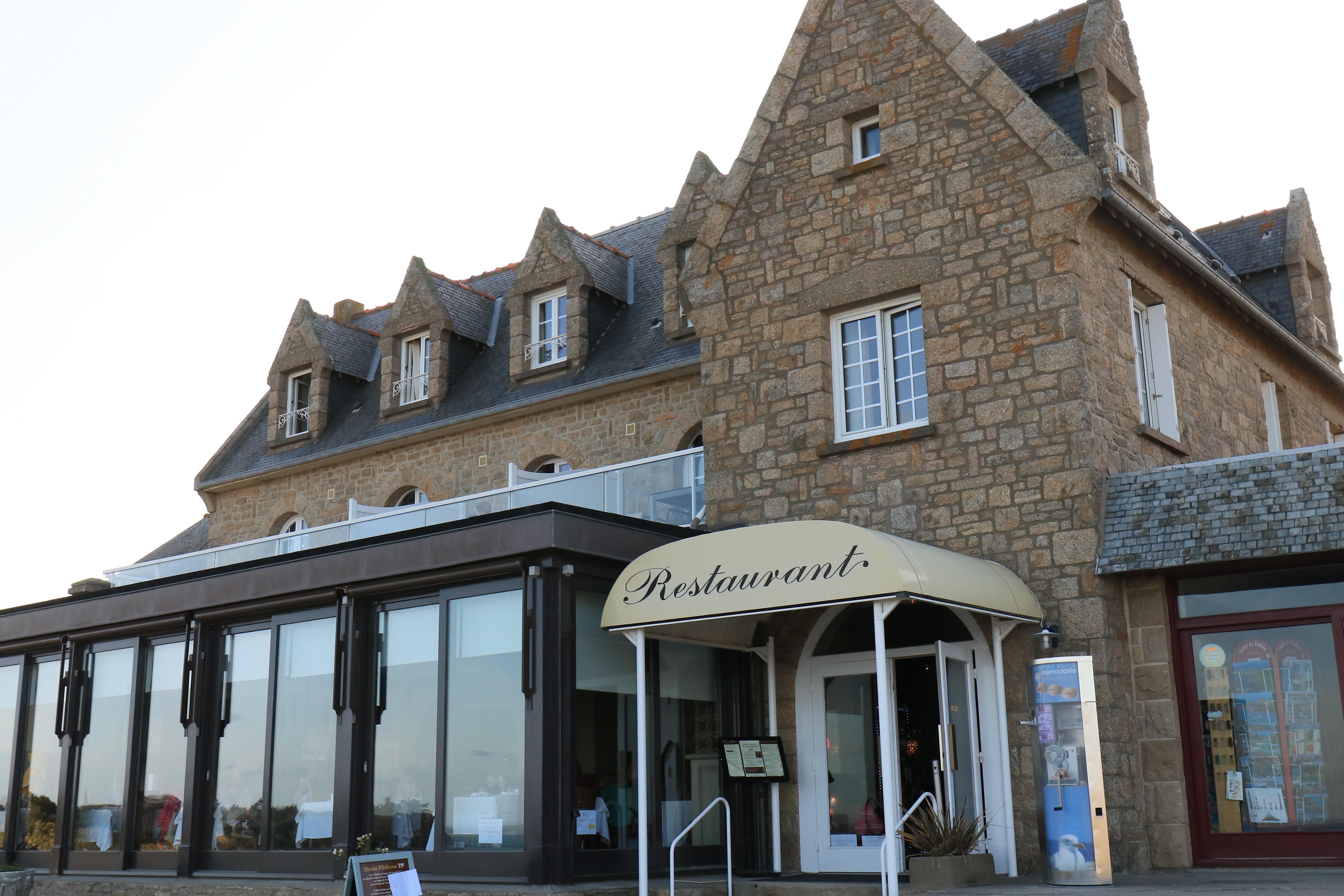 Hotel Restaurant Pointe du Grouin-浴室