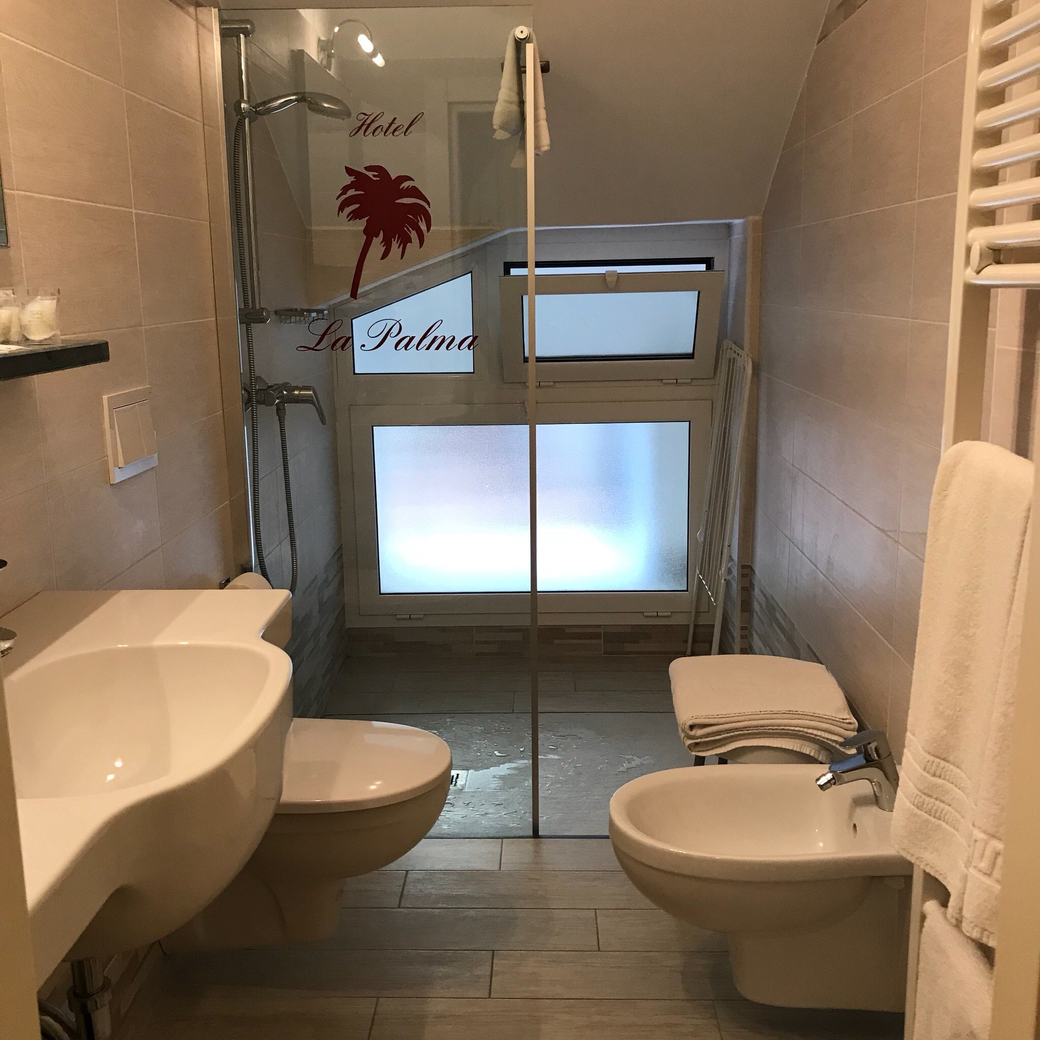 Hotel Residence La Palma-浴室