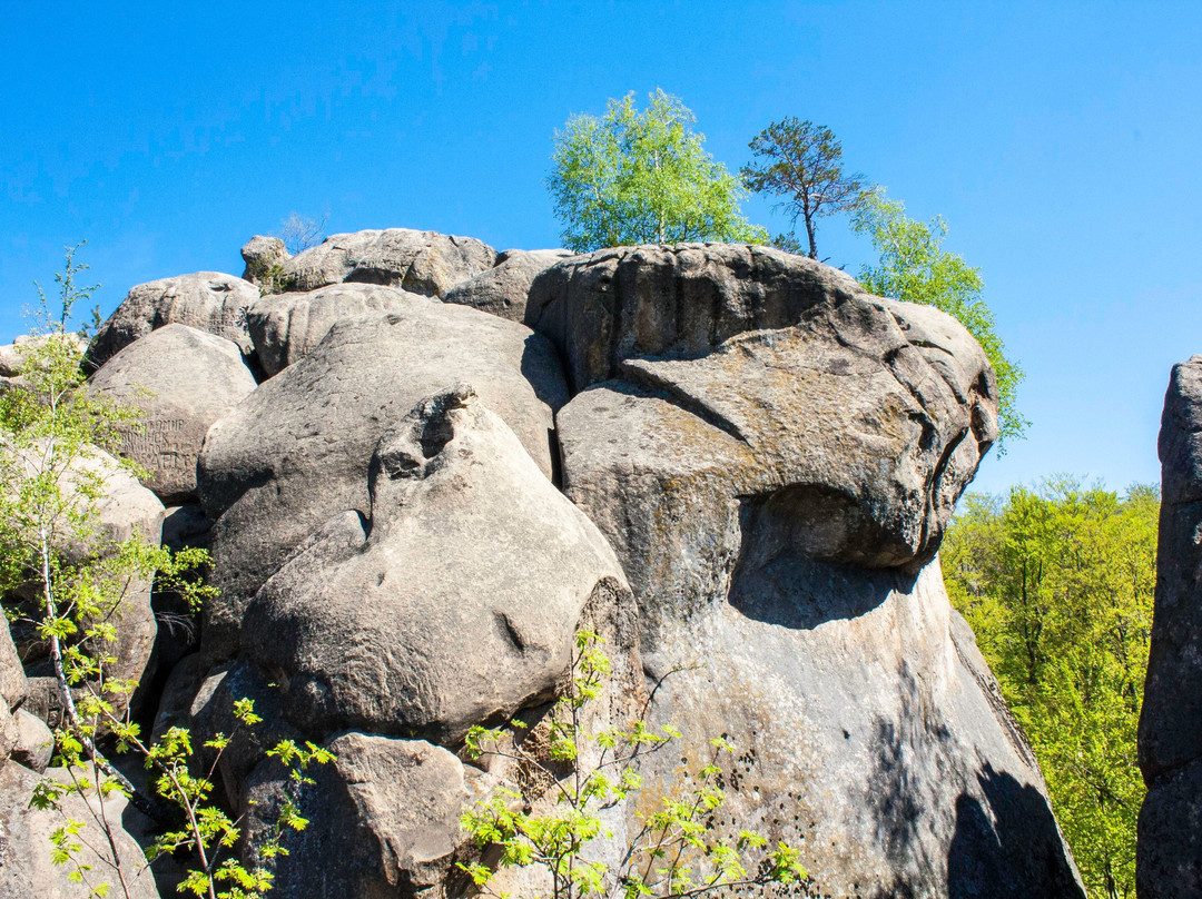 Korostiv旅游景点-Dovbush Rocks
