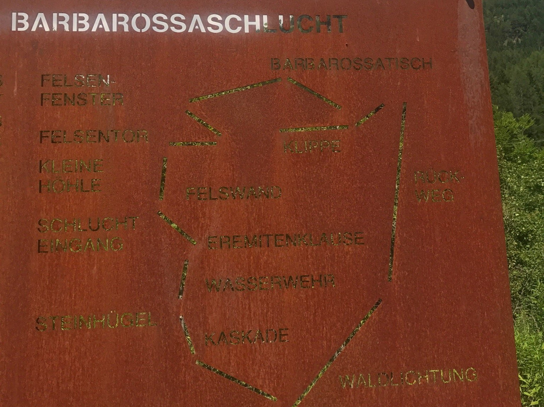 Barbarossaschlucht景点图片