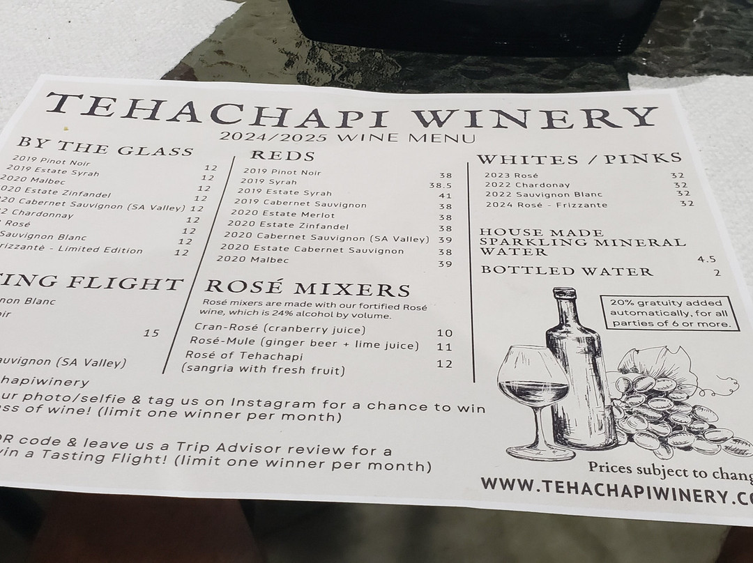Tehachapi Winery-特哈查比必去景点