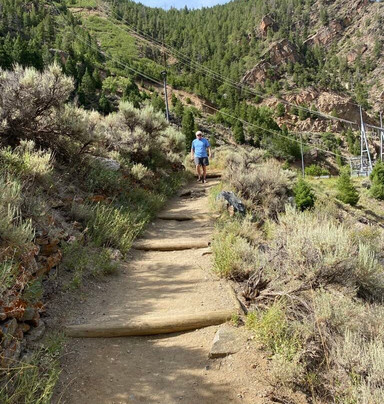 Cimarron Canyon Rail Exhibit-Cimarron必去景点