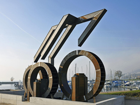 Fontaine du Millénaire par Mario Botta