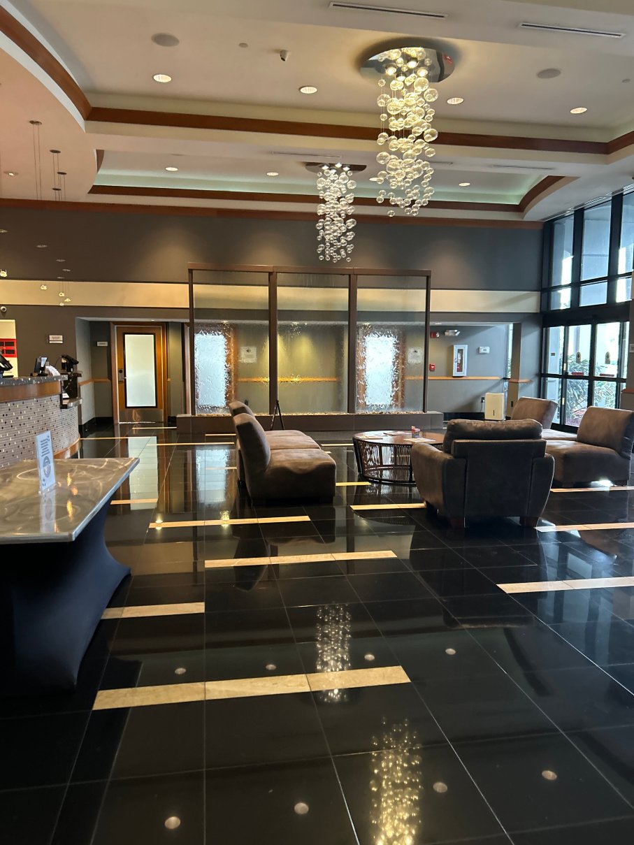 棕榈滩花园希尔顿逸林酒店-浴室
