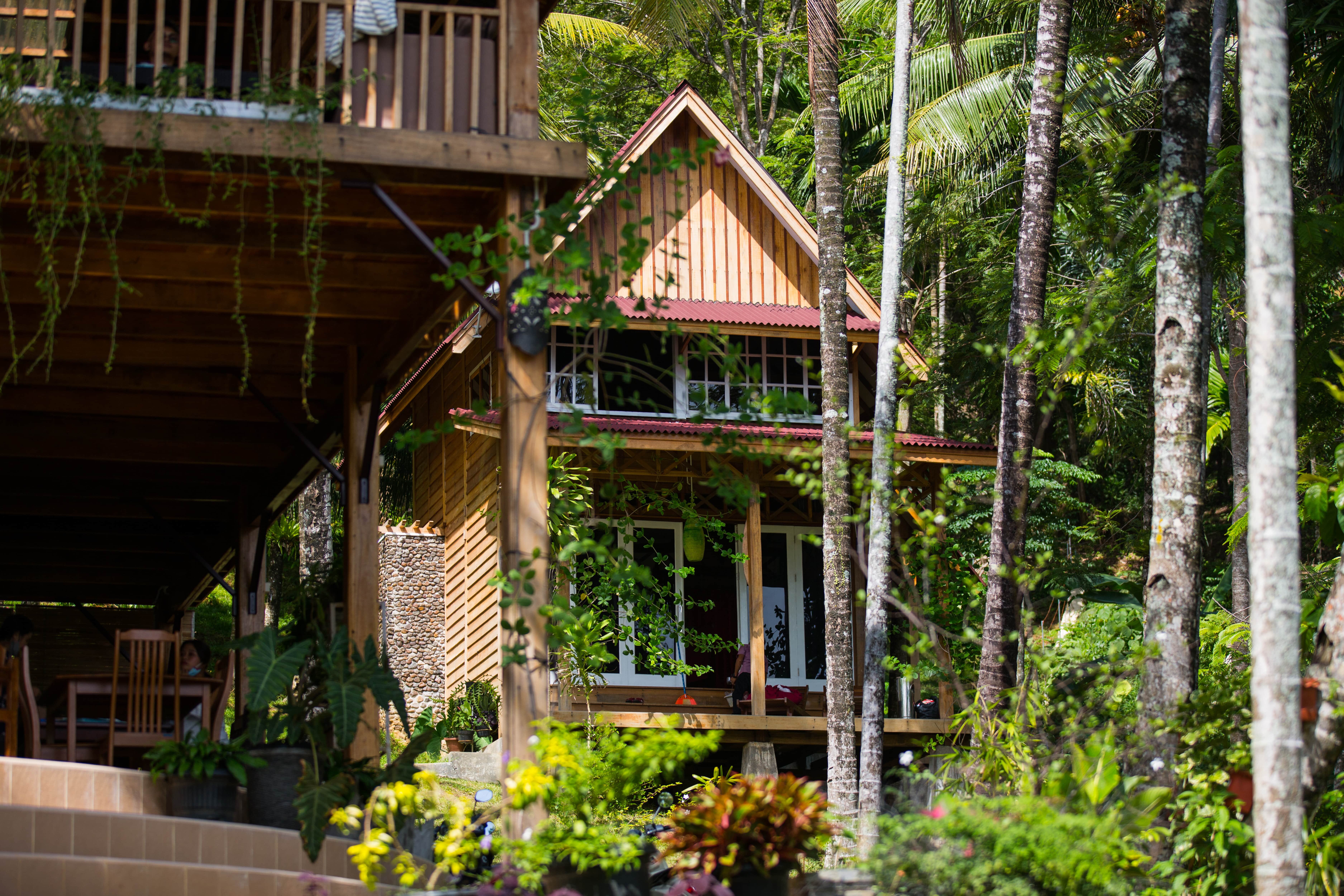 Air Manis Hillside Bungalow-浴室