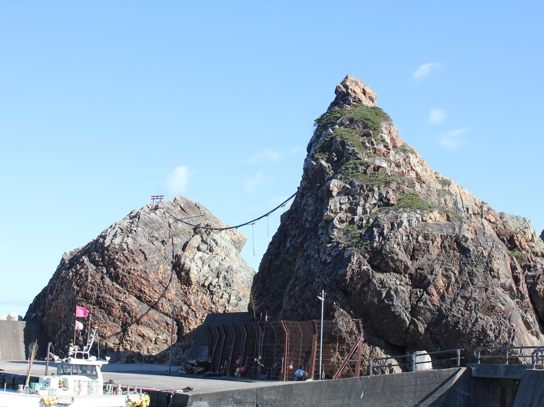 Fuufu Iwa（pair rock）-久慈市必去景点