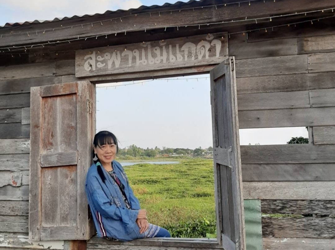 Kae Dam Wooden Bridge景点图片
