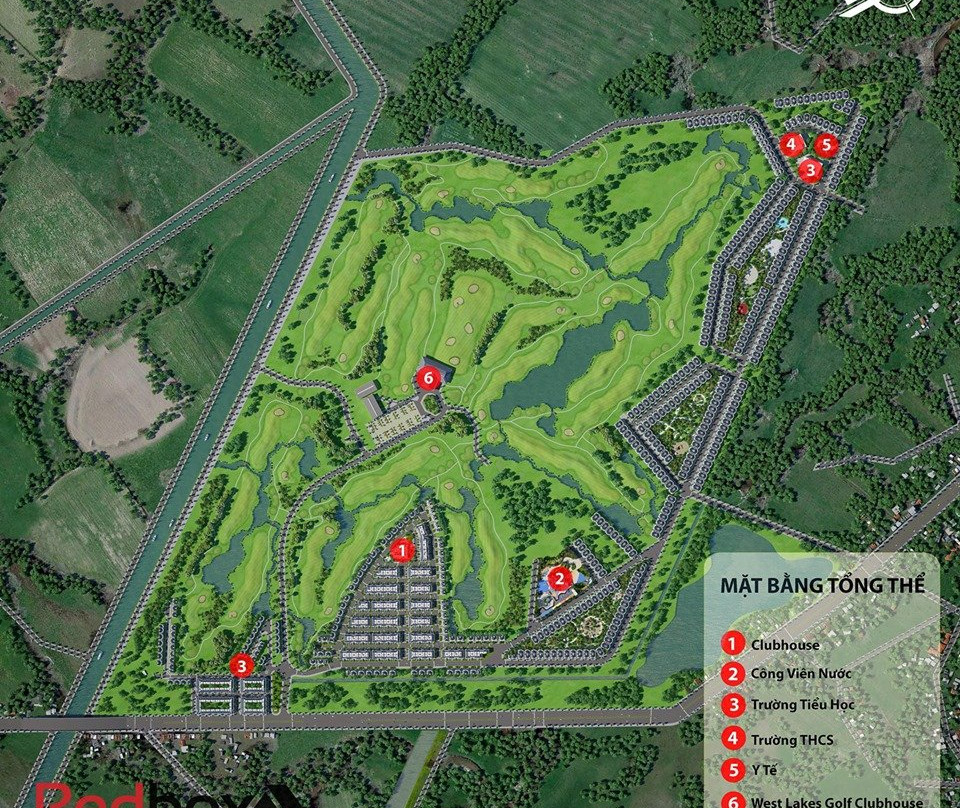 West Lakes Golf & Villas-Long An Province必去景点