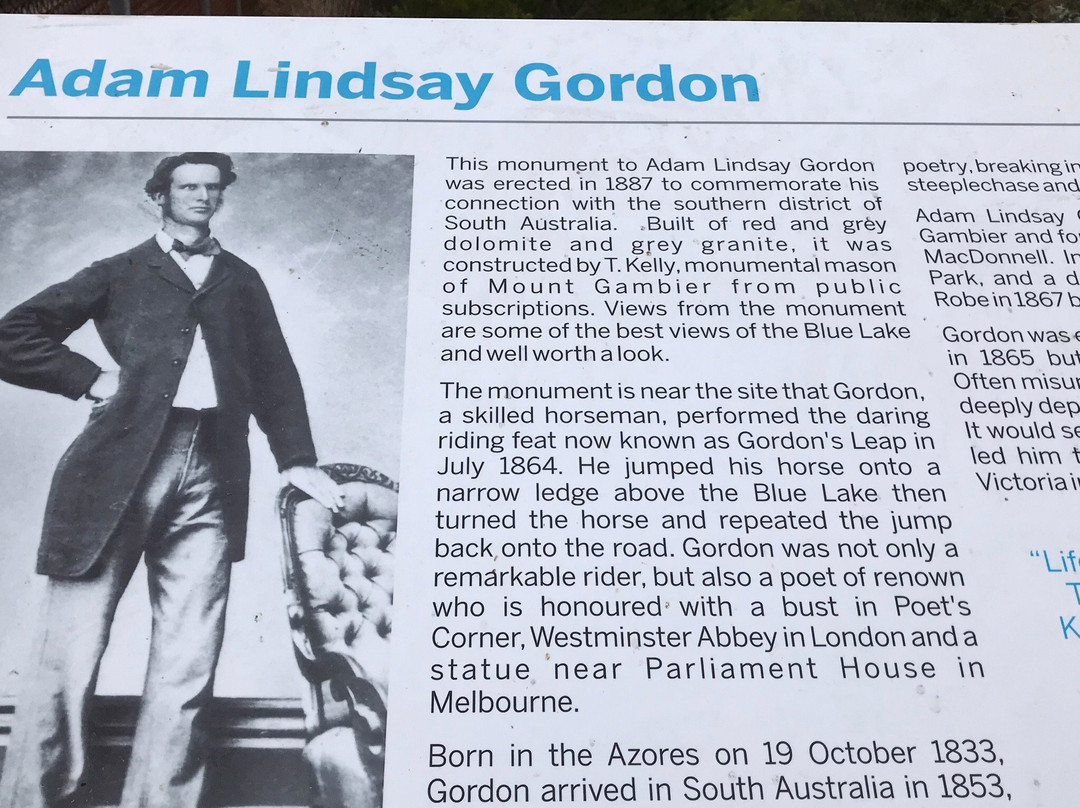 Adam Lindsay Gordon景点图片