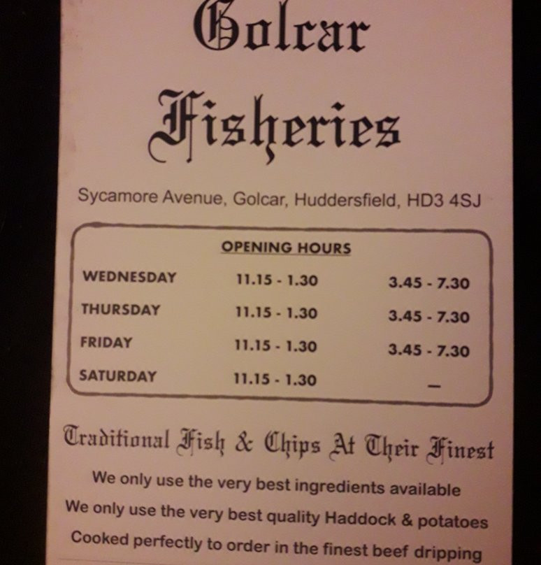 Golcar Fisheries