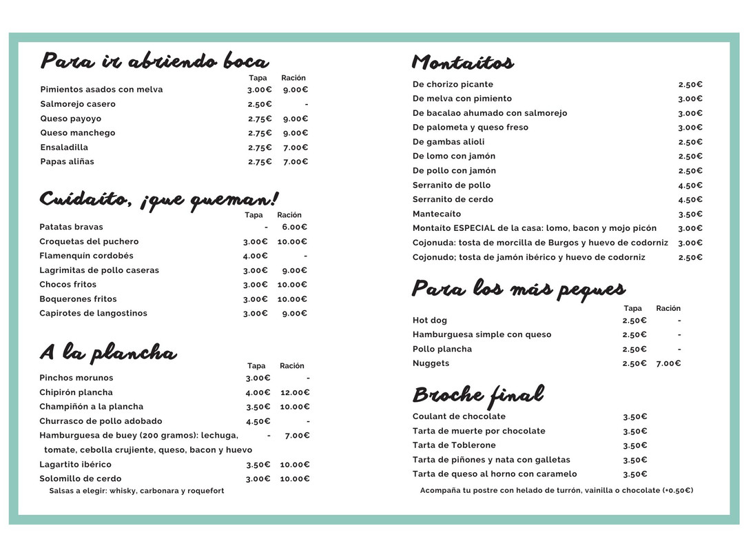 Fuente del Rey餐馆和美食-El Kiosko De Jardines De Hércules