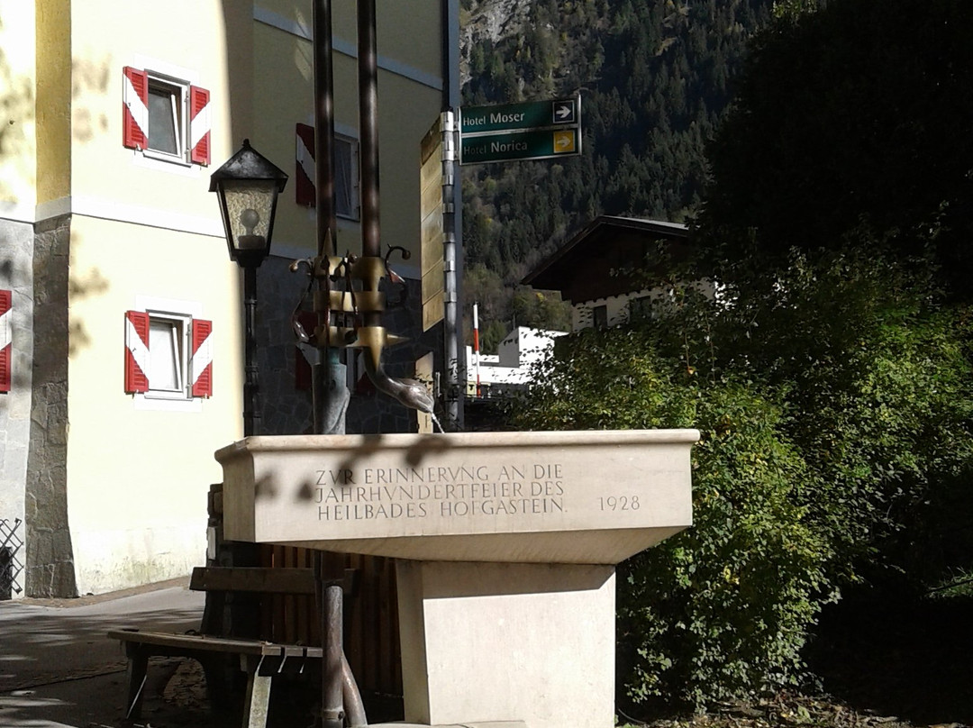 Thermalwasserbrunnen am Kaiser Franz Platz-泉霍夫卡斯汀必去景点