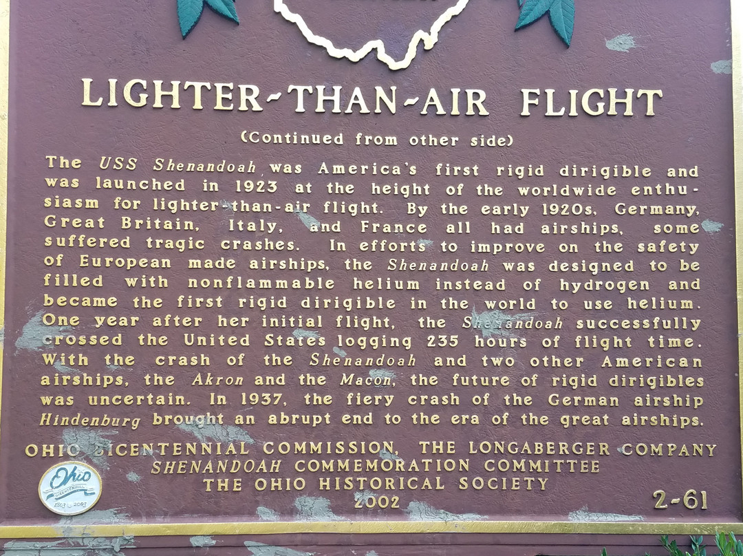 Shenandoah Airship Memorial Site景点图片