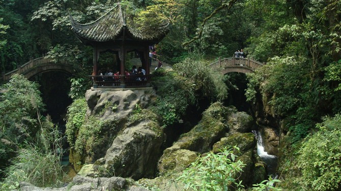峨眉山自然生态猴区-峨眉山市必去景点