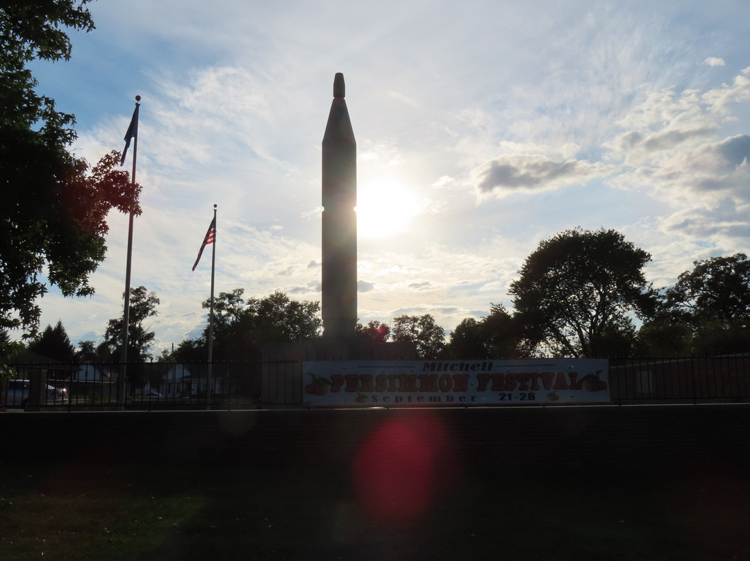 Virgil I. Gus Grissom Rocket Monument-Mitchell必去景点