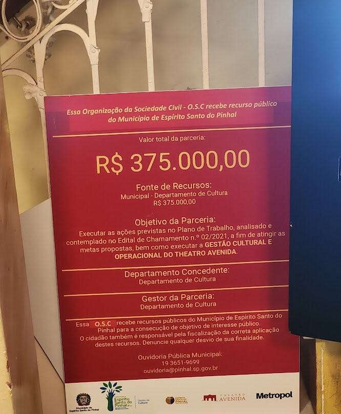 Theatro Avenida Pinhal-Espirito Santo Do Pinhal必去景点